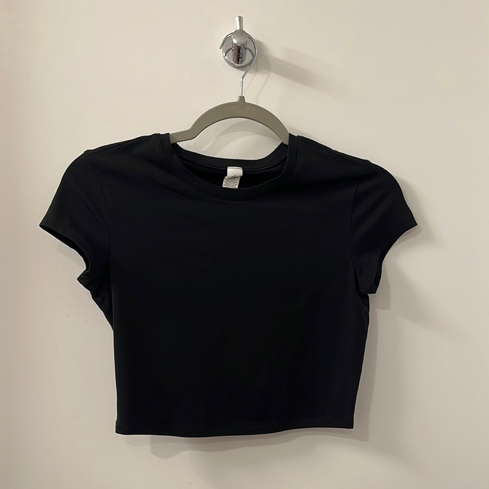 ALO Yoga Black Crop Top